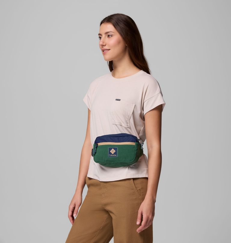 Unisex Trail Traveller Hip Pack, Color: Rain Forest Corduroy, Collegiate Navy, image 5