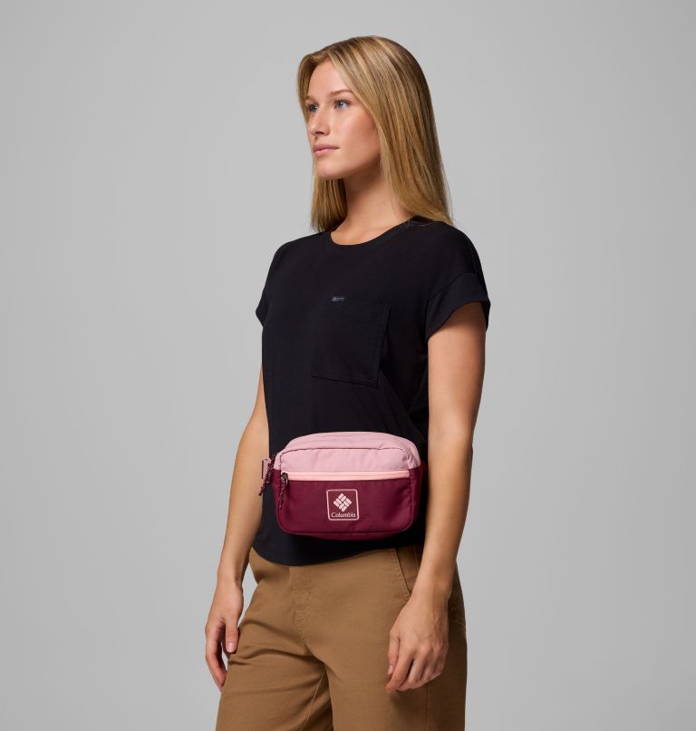Trail Traveler Hip Pack, Color: Rich Wine, Eraser Pink, image 5