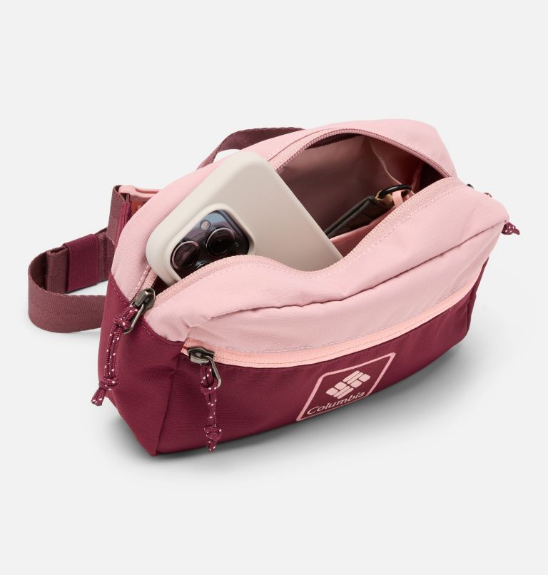 Trail Traveler Hip Pack, Color: Rich Wine, Eraser Pink, image 7