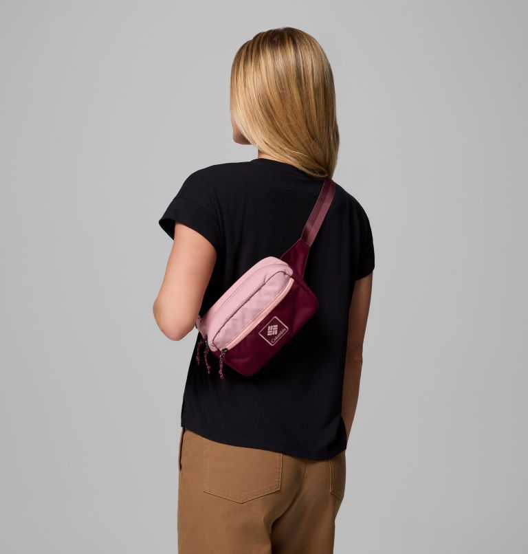 Trail Traveler Hip Pack, Color: Rich Wine, Eraser Pink, image 6