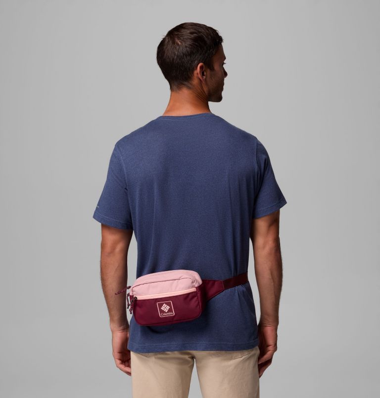 Trail Traveler Hip Pack, Color: Rich Wine, Eraser Pink, image 4
