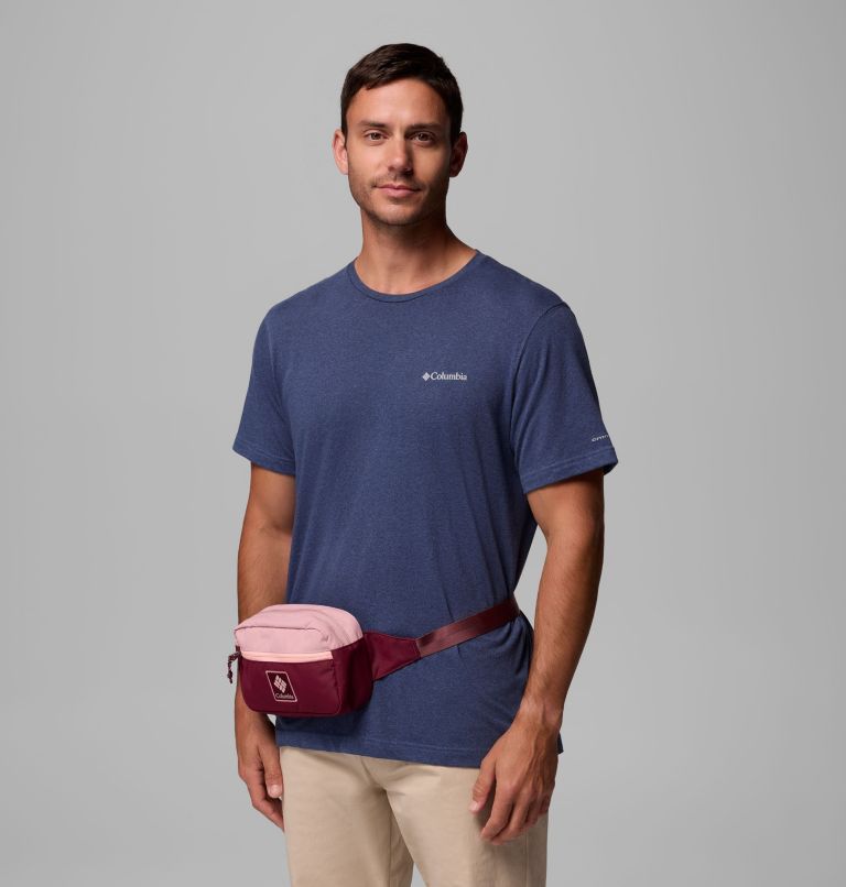 Trail Traveler Hip Pack, Color: Rich Wine, Eraser Pink, image 3
