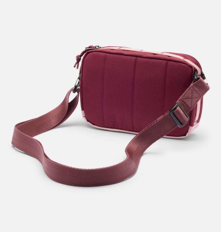 Trail Traveler Crossbody Bag, Color: Rich Wine, Eraser Pink, image 2