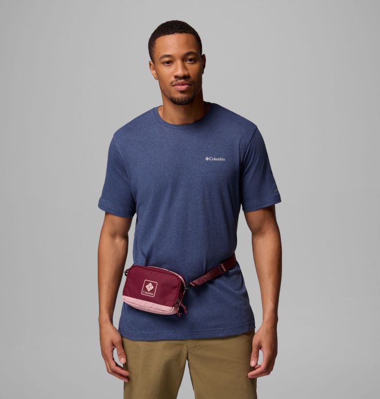 Trail Traveler Crossbody Bag, Color: Rich Wine, Eraser Pink, image 3