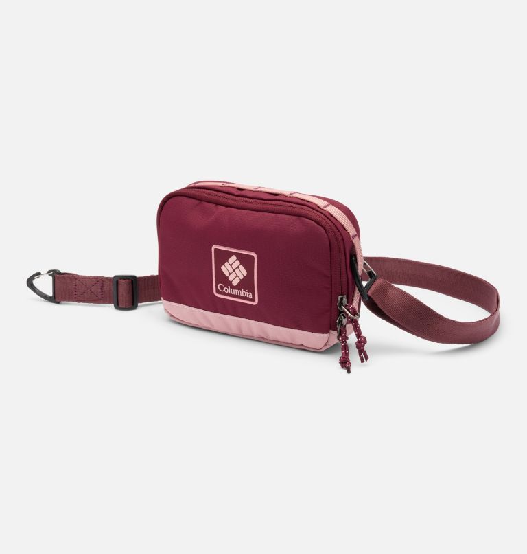 Trail Traveler Crossbody Bag, Color: Rich Wine, Eraser Pink, image 1