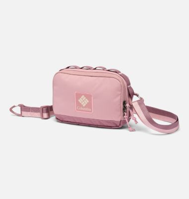 Unisex Trail Traveller Crossbody Bag, Color: Eraser Pink, Fig, Lemon Wash, image 7