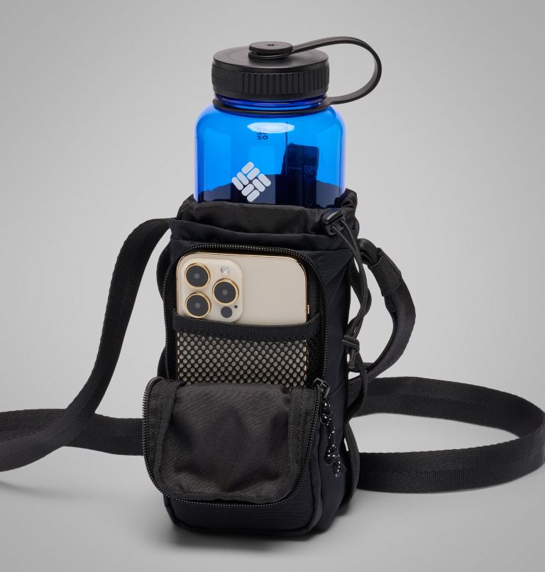 Unisex Trail Traveler Water Bottle Sling, Color: Black, image 8