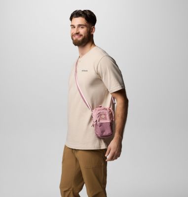 Unisex Trail Traveler Water Bottle Sling, Color: Eraser Pink, Fig, Lemon Wash, image 4