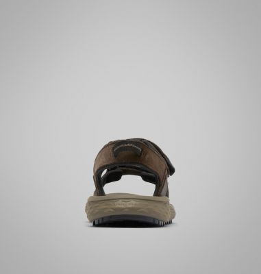 Sandalias de 2 bandas Konos Hiker para hombre, Color: Cordovan, Black, image 2