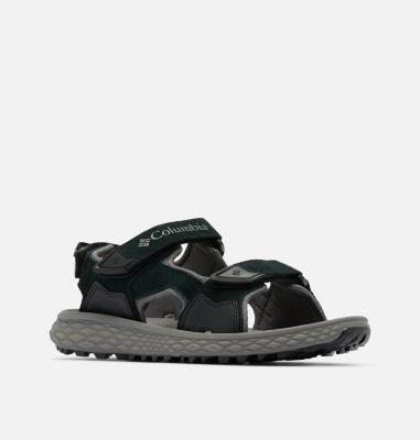 Men's Konos Hiker 3-Strap Sandal, Color: Black, City Grey, image 10