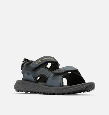Men's Konos Hiker 3-Strap Sandal, Color: Graphite, Black, image 6