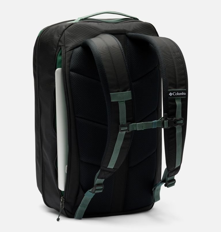 Landroamer 32L Travel Backpack, Color: Rain Forest, Black, image 4