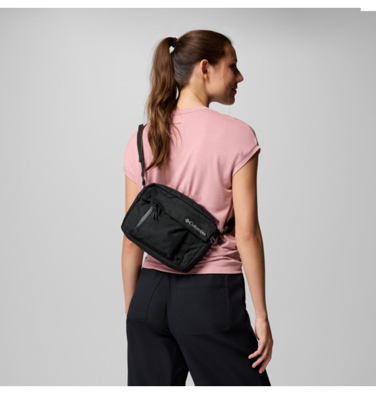 Unisex Street Transit Side Bag, Color: Black, image 5
