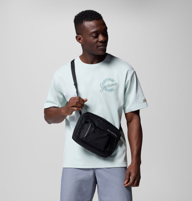 Unisex Street Transit Side Bag, Color: Black, image 1