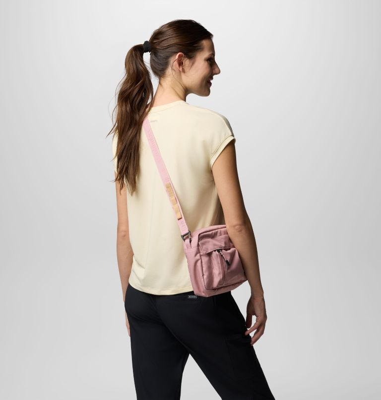 Unisex Street Transit Side Bag, Color: Eraser Pink, Iron, Canoe, image 4