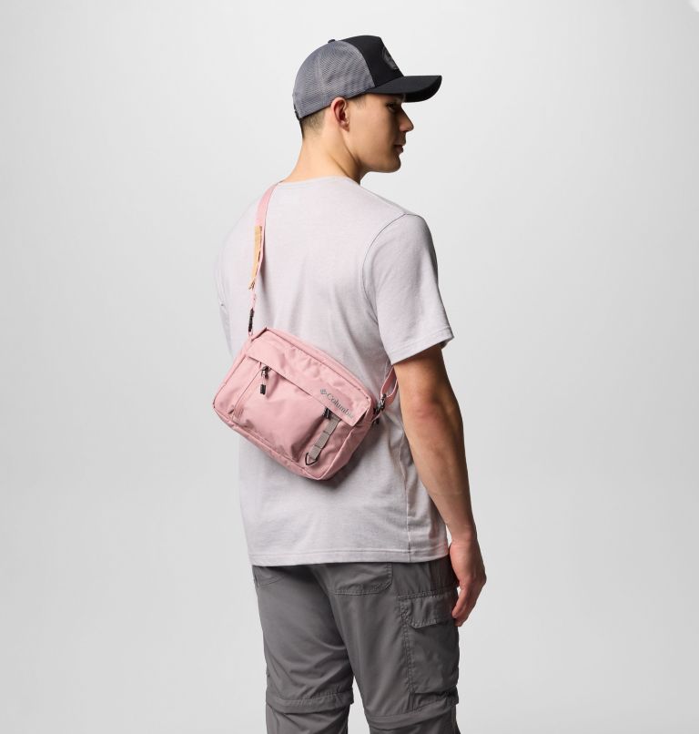Unisex Street Transit Side Bag, Color: Eraser Pink, Iron, Canoe, image 6