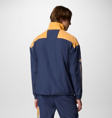 Anorak Coupe-vent Compactable Riptide II Retro Homme, Color: Nocturnal, Summer Orange, image 3