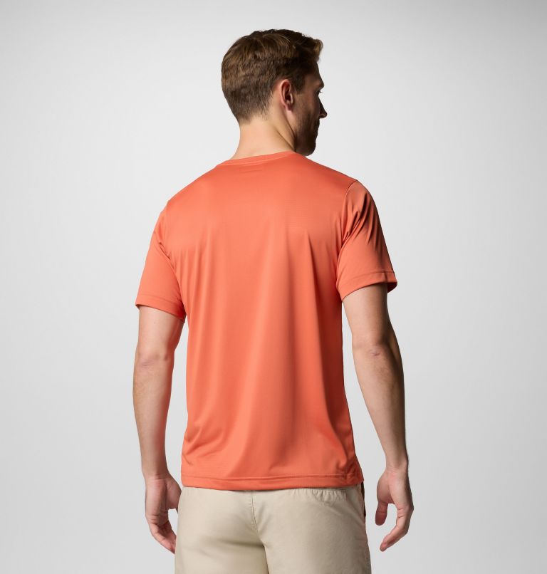 T-shirt Technique Hike Pocket Homme, Color: Tuscan Heather, Spice, image 2