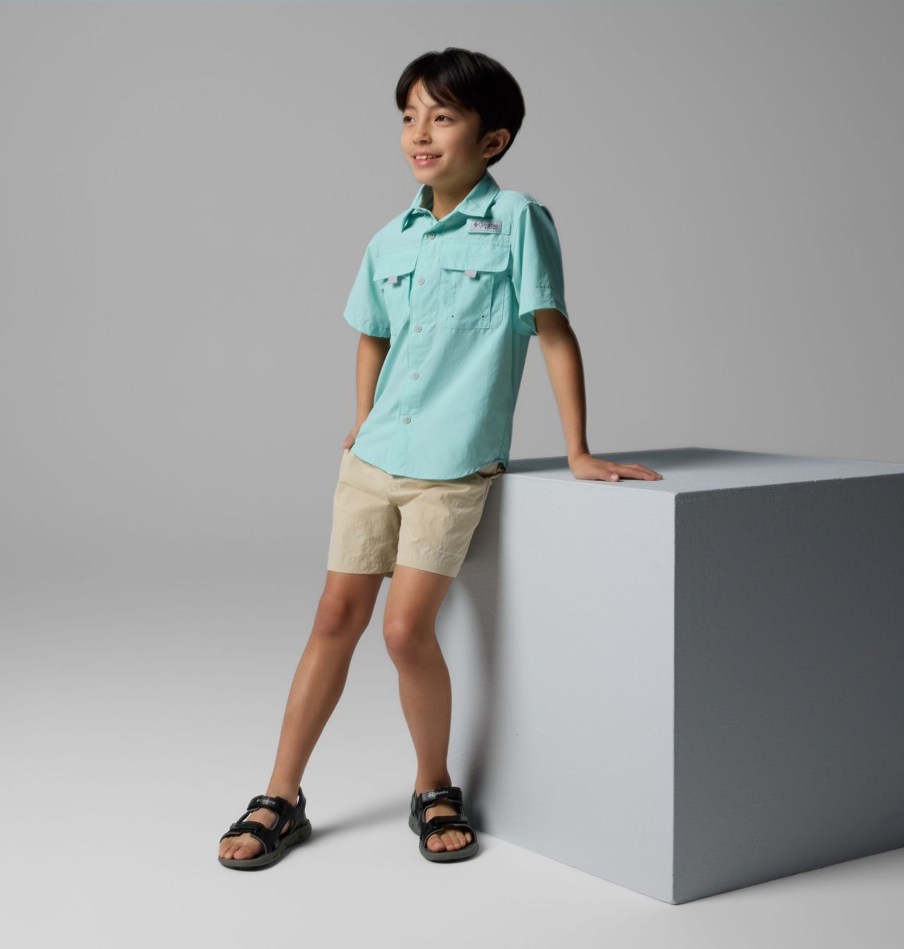 Boys' PFG Bahama™ II Short Sleeve Shirt 1
