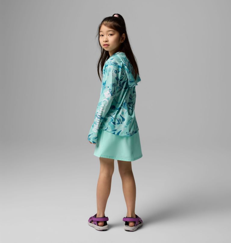 Girls' Tidal II Skort, Color: Gulf Stream, image 2