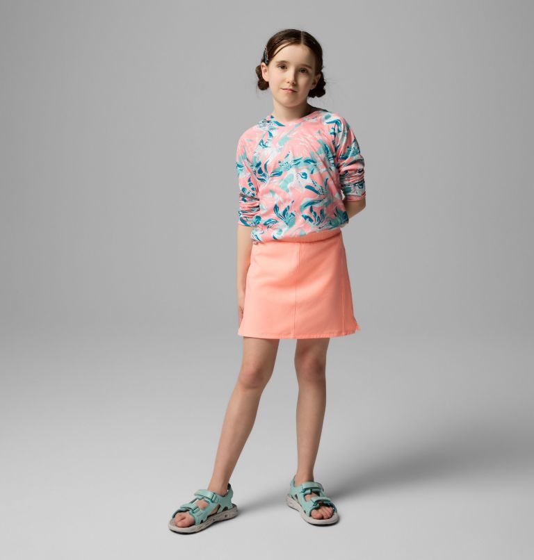 Girls' Tidal II Skort, Color: Tiki Pink, image 4