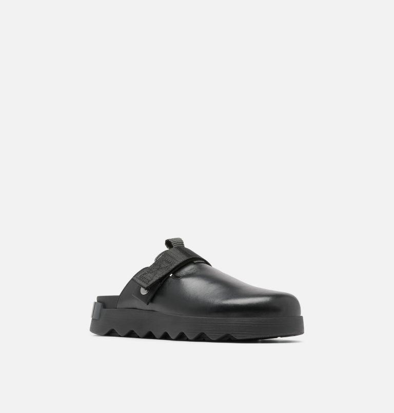 VIIBE Women's Clog, Color: Black, Sea Salt Leather, image 7