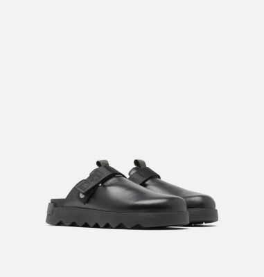 VIIBE Women's Clog, Color: Black, Sea Salt Leather, image 2