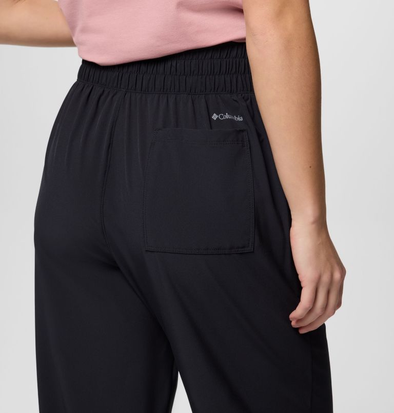 Women's Boundless Beauty Wide Capris II, Color: Black, image 5