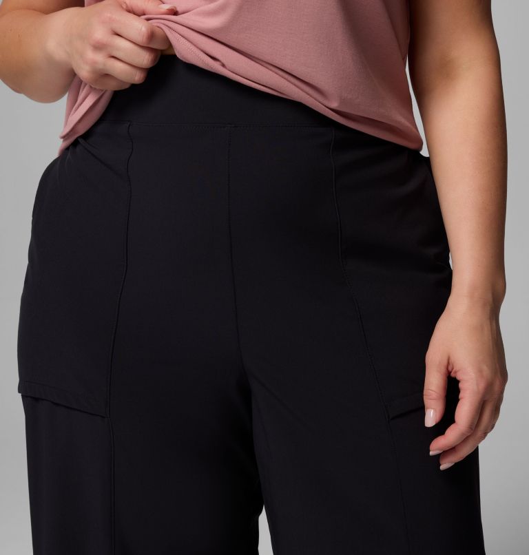 Women's Boundless Beauty Wide Capris II - Plus Size, Color: Black, image 5