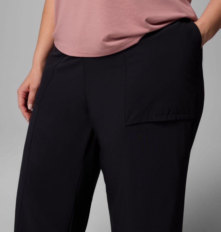 Women's Boundless Beauty Wide Capris II - Plus Size, Color: Black, image 7