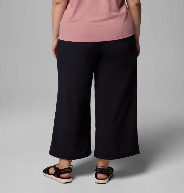 Women's Boundless Beauty Wide Capris II - Plus Size, Color: Black, image 3
