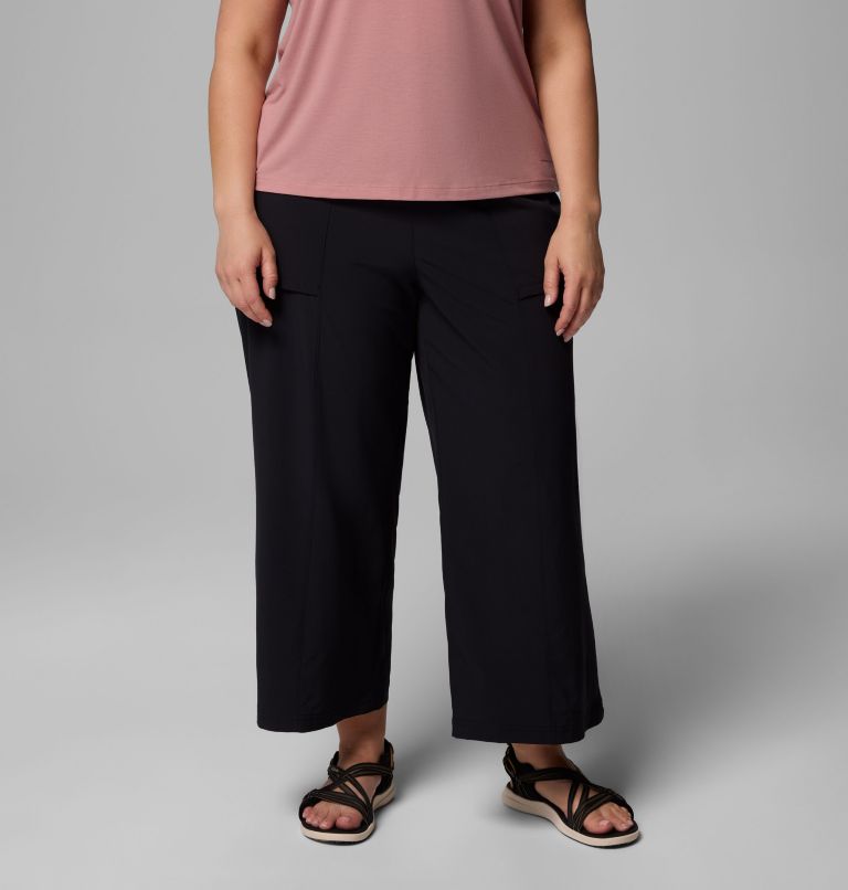 Women's Boundless Beauty Wide Capris II - Plus Size, Color: Black, image 1