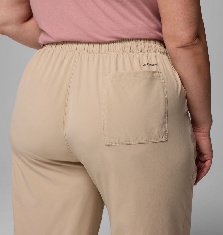Women's Boundless Beauty Wide Capris II - Plus Size, Color: Ancient Fossil, image 6