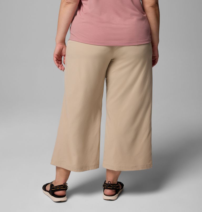 Women's Boundless Beauty Wide Capris II - Plus Size, Color: Ancient Fossil, image 3