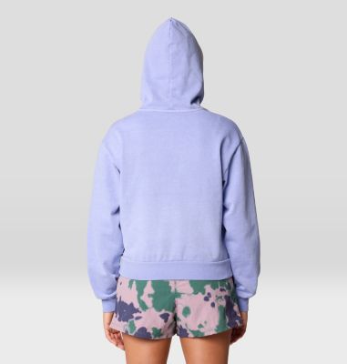 Women's MHW Sun Stash Collab Crop Hoody, Color: Light Illusion, image 3
