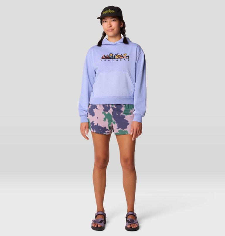 Women's MHW Sun Stash Collab Crop Hoody, Color: Light Illusion, image 2