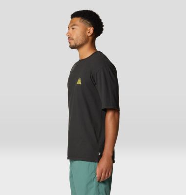 Men's MHW Mountains Collab Short Sleeve, Color: Stealth Grey, image 8