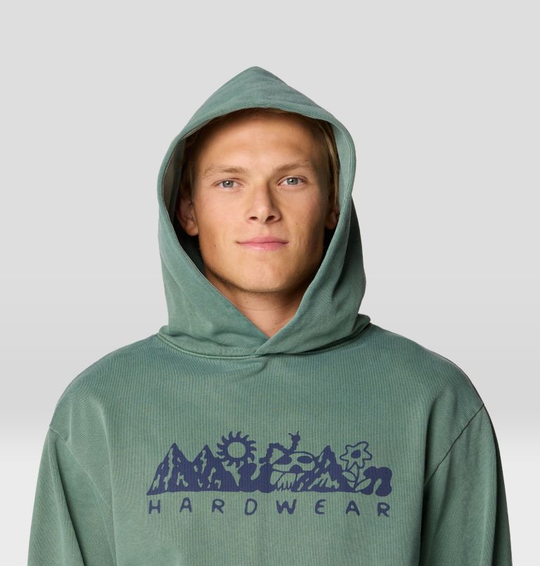 Men's MHW Mountains Collab Hoody, Color: Blue Pine, image 5