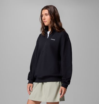 Women's Aldermore Half Zip Sweater, Color: Black, image 15