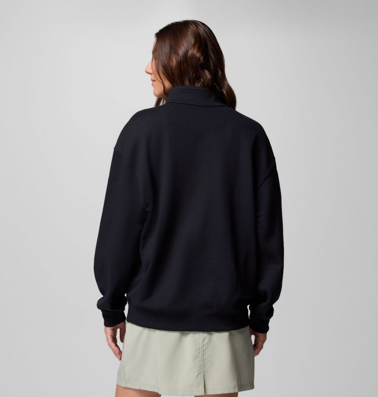 Women's Aldermore Half Zip Fleece Pullover, Color: Black, image 2