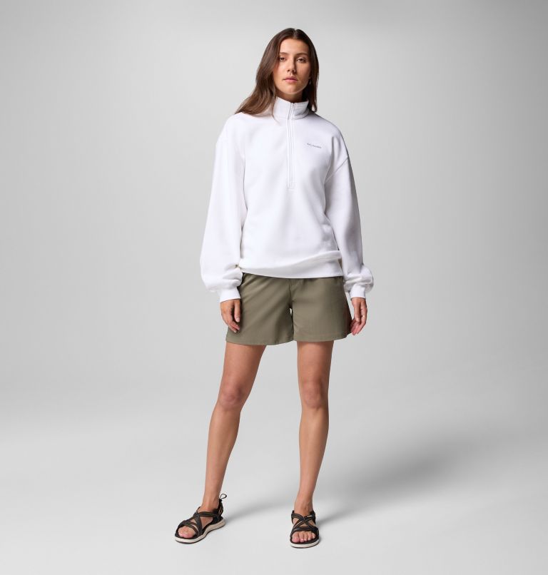 Women's Aldermore Half Zip Fleece Pullover, Color: White, image 5