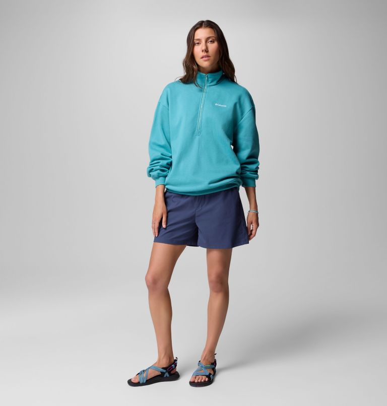 Women's Aldermore Half Zip Fleece Pullover, Color: Teal, image 5