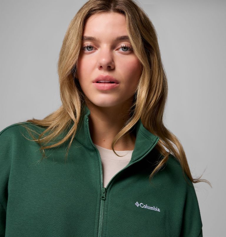 Women's Aldermore Half Zip Fleece Pullover, Color: Rain Forest, image 4