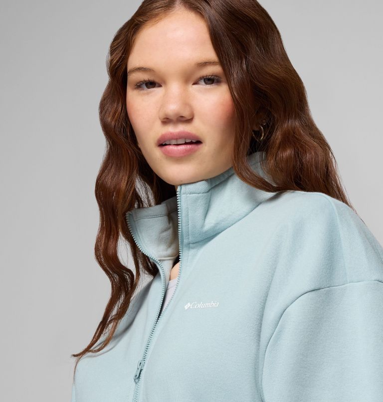 Women's Aldermore Half Zip Fleece Pullover, Color: Crushed Blue, image 6
