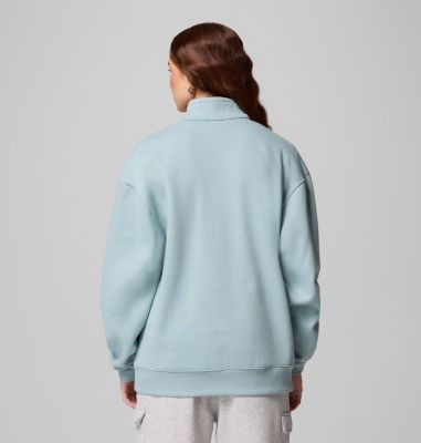 Women's Aldermore Half Zip Sweater, Color: Crushed Blue, image 7