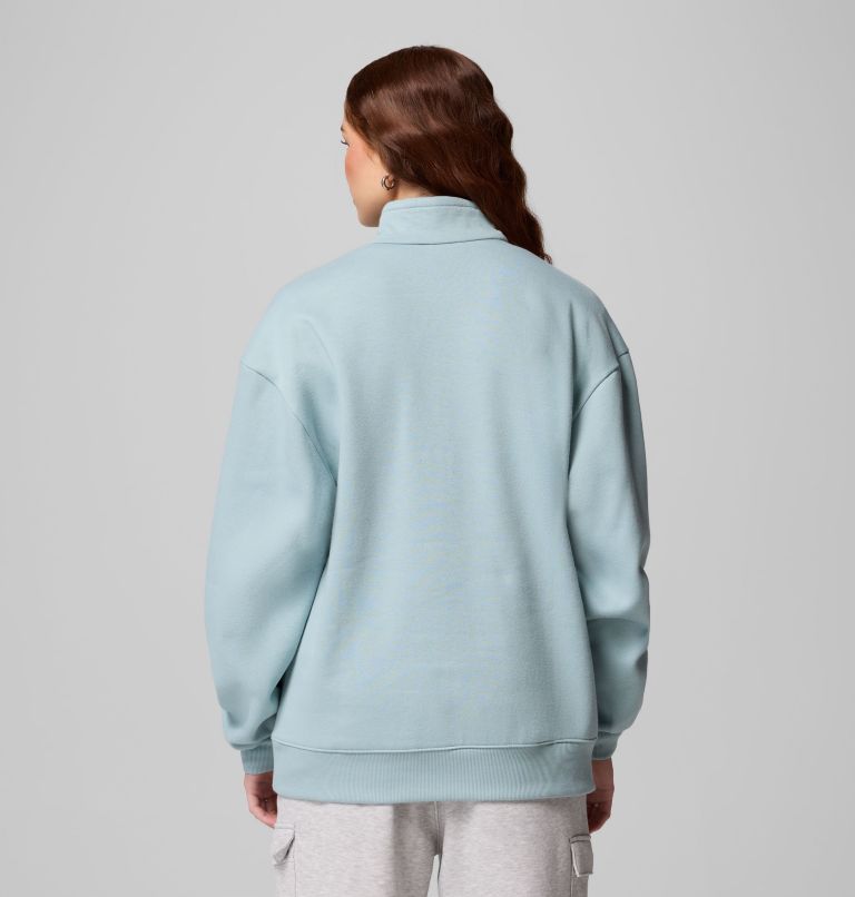 Women's Aldermore Half Zip Fleece Pullover, Color: Crushed Blue, image 3
