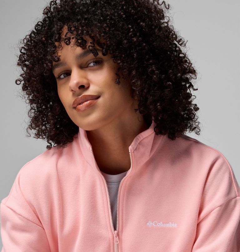 Women's Aldermore Half Zip Fleece Pullover, Color: Pink Sand, image 4
