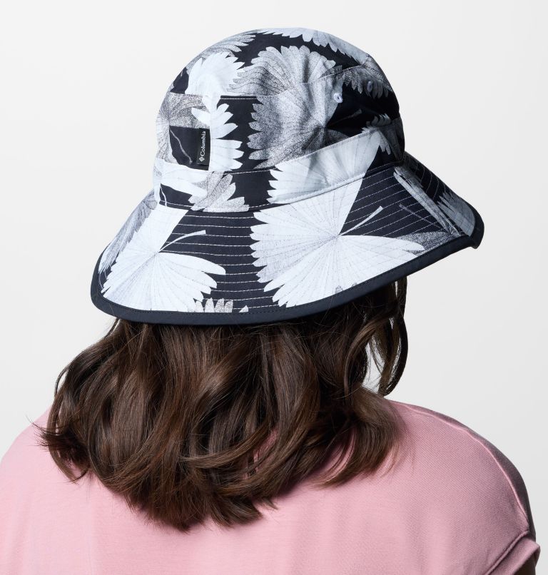 Women's Diamond Crest Printed Sun Hat, Color: White Rays, image 3