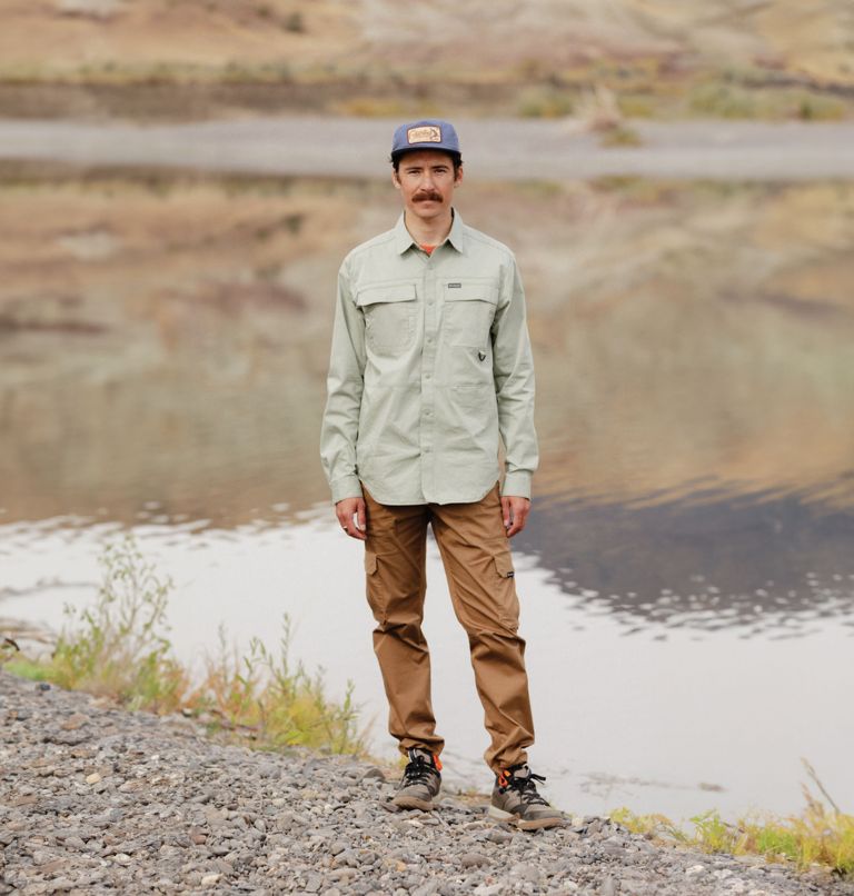 Men's Landroamer Twill Cargo Pants, Color: Delta, image 11