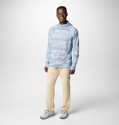 Men's PFG Terminal Deflector Zero II Hoodie, Color: Collegiate Navy Obsidian, image 6